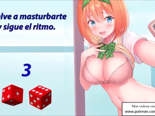 JOI Interactivo. Masturbate ExactamenteAl Ritmo Con_Este Juego En Español.