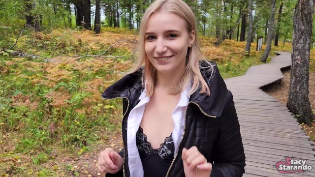 640px x 360px - Walking with my Stepsister in the Forest Park. Sex Blog, Live Video. - POV  - Pornhub.com