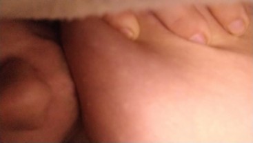 Sucking/licking my own tits