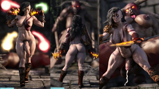Gears Of War Lesbian - God of War - Futa Kratos - Pornhub.com