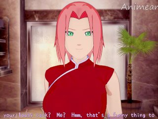 Fucking Sakura Haruno From Naruto Shippuden Until Creampie - Anime Hentai 3D Uncensored