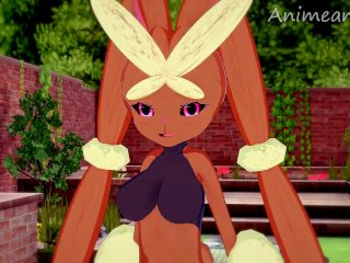 Training Your Personal Lopunny With Creampies Until She Reaches Lv 100 - Pokemon Anime Hentai 3D