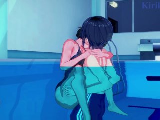 Ai Nanasaki and I Have Intense Sex inThe Pool. - Amagami Hentai