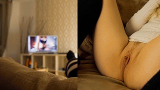 Homemade Masturbating And Watching Porn III