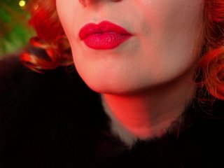 Lipstick Fetish_Video - Close Up ASMR - Blogger_Arya in_FUR