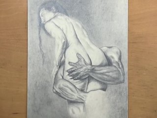 Gorgeous Couple Making Erotic Love