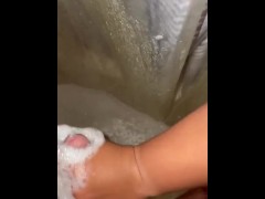 Washing my dick after work