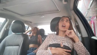 my boyfriend records us with my friend using lovense in his car