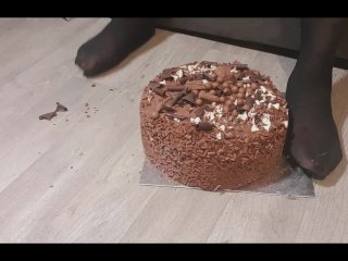 Whole Chocolate Cake Foot Stomp