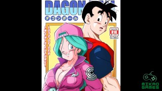Big Natural Tits Gohan And Bulma Escaping In The DBZ Parody Futuro Dos Androides