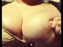 Huge boobs big areola pink hard nipples 
