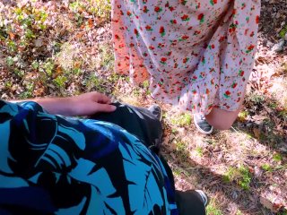 PublicSex - Fuck Me Outside on a Hot Summer_Day, Blowjob and Doggystyle - NuitDamour