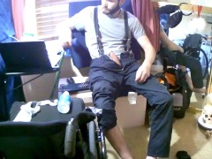 Wheelchair feet Muscle Tone and Boner