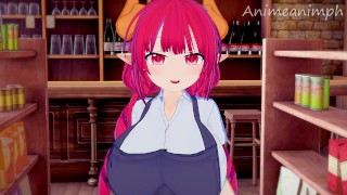 Anime Hentai 3D Uncensored Fucking Ilulu From Miss Kobayashi's Dragon Maid Until Creampie