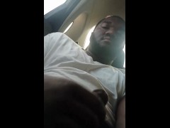 Flashing Dick & Stroking It In The Uber *Snippet*