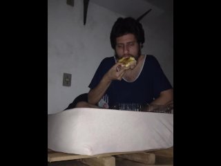 Stuffing Myself With Pizza.33 Ig On Profile Call Me There (Eat Food Its My Biggest Pleasure
