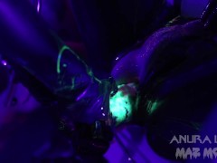 UV Multi Mistress Monster Cock and a Fisting