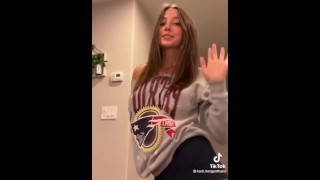 Tiktok Sex ON HER COUCH A HOT GIRL IS SMASHED