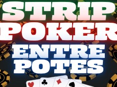 Le Strip Poker va dégénérer poto ! (French amateur)