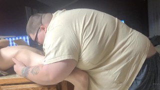 Bj Chubs Sucking On The Skinny White Boy