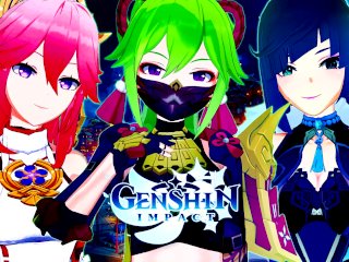 Genshin Impact Anime Hentai 3D Compilation