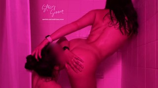 TEASER Eating My Girlfriend's Ass In The Shower Before Fucking Her With The Strap