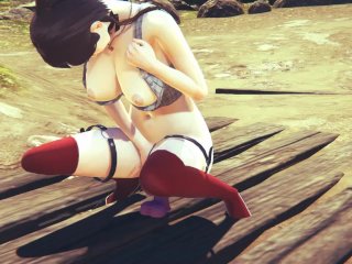 Hentai Uncensored 3D - Evelyn With Dildo Squirting