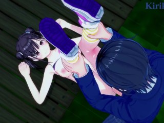 Chiyoko_Sonoda and I have intense sex in the park. - THE IDOLM@STER SHINYCOLORS Hentai