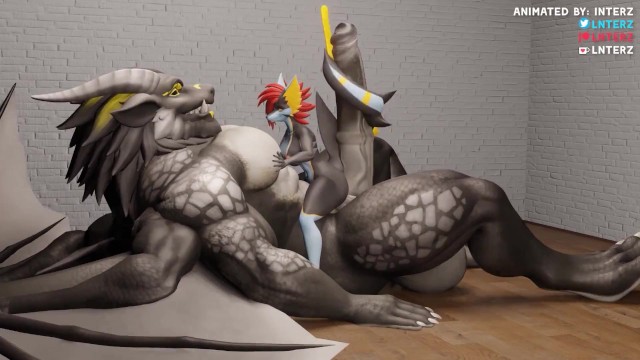 640px x 360px - Dragon Dick being Ridden by Shark Girl Animation - Pornhub.com