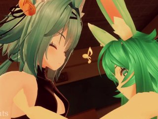 Vipsluts - Futanari Senpai Gives Hentai Bunny Girl Lesson She Wont Forget