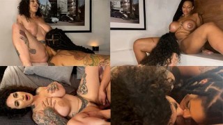 Nasty threesome Arabelle Raphael Halle Hayes and Symon Uncut