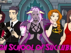 High School Of Succubus #1 | Another New Adventure! [Halloween Special]