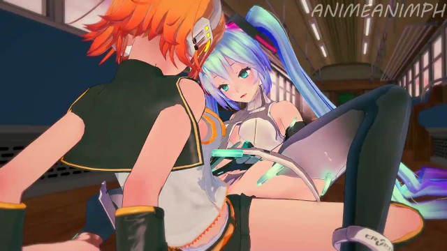 640px x 360px - Hatsune Miku and Kagamine Rin from Project Sekai Colorful Stage are  Lesbians - Anime Hentai 3d - Pornhub.com