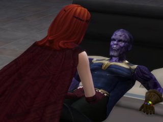 Thanos And Scarlet Witch