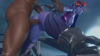 Animation Anal A Widowmaker On A Skyscaper