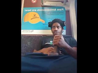 Public Cum on Train Big_Black Dick In9inch Cock Watch Santa Bust_Before the New Year Share My_Video