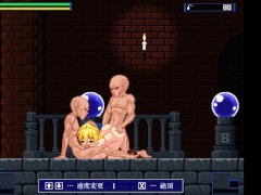 Warrior girl gets fucked by men with hard cocks and full of cum | Hentai Game Gallery | P29 W sound!