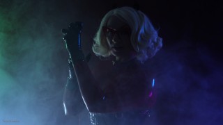 Latex MILF Arya Grander Latex Halloween Seduces With ASMR Rubber Gloves Sounds SFW Fetish Video