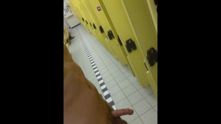 European I Almost Got Caught Flashing My Cock In The Gym Locker Room Shower