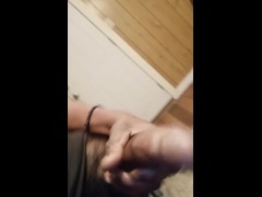 Pulling my Big Ga Dick out 