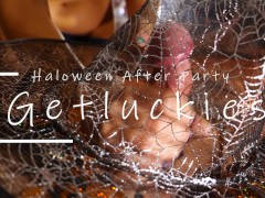 Halloween Afterparty .. Stepsister Jerk Off My Dick .. afterparty Cuming