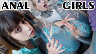 Petite ASS ANAL Gape Atm ATOGM Facial Cumshot By A Heavily Tattooed Couple