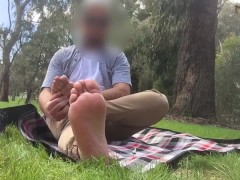 Today’s the day - We have ourselves a foot picnic - Come join me - Manlyfoot