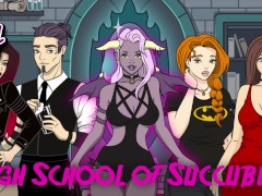 High School Of Succubus #4 | [PC Commentary + Halloween Special]