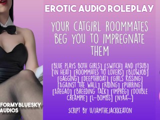 Wideo, Filmy, Scena, Strzelanie: [Audio Roleplay] Adorable Catgirl Roommates Beg You to Impregnate Them! w Kategoria (KKM - FFM)