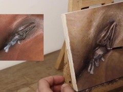 JOI OF PAINTING EPISODE 67 - Labia Foreplay