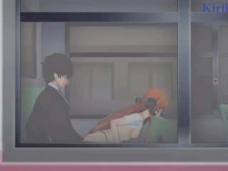 Futaba Sakura and Ren Amamiya Have Deep_Fucking on_the Bus. - Persona 5 Hentai