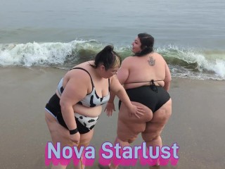 SSBBW Alt Lesbians Fucking & Kissing In Public (Preview)