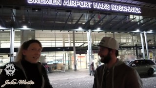 Public Sex In The AIRPORT WE FUCKED