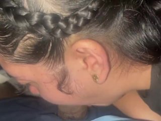 Krissy Lee The Booty Queen Sucking A Fan Dick With No Hands